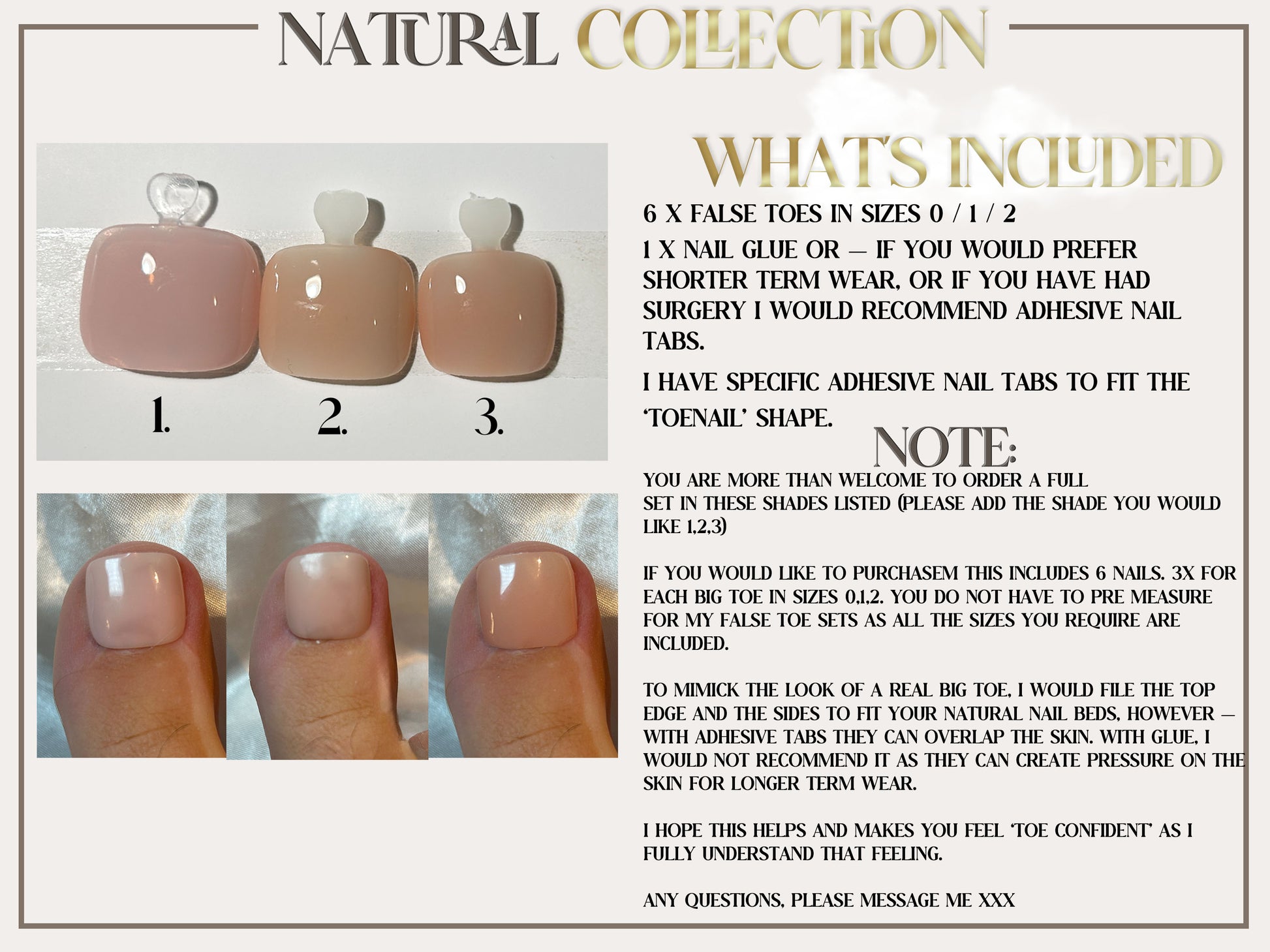 Big Toes Natural Collection