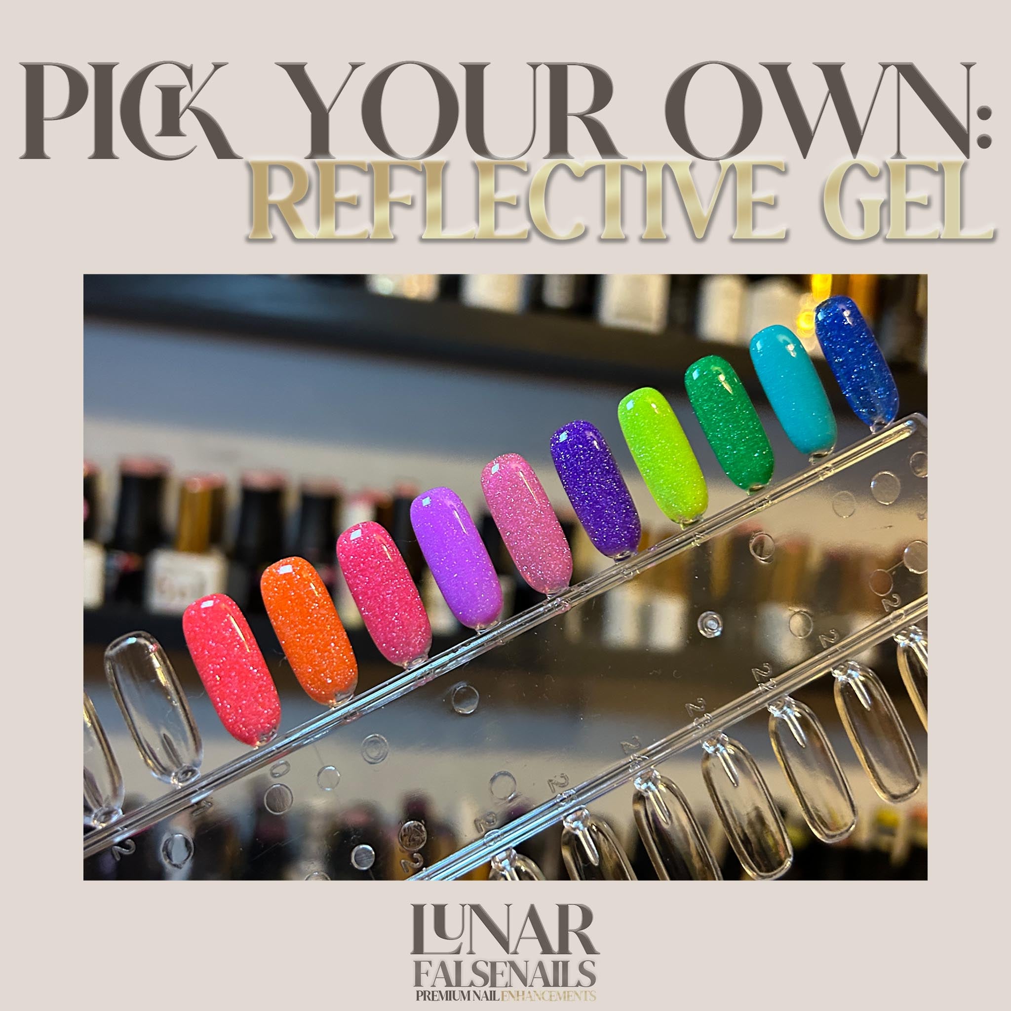 Pick Your Colour: Reflective Glitters