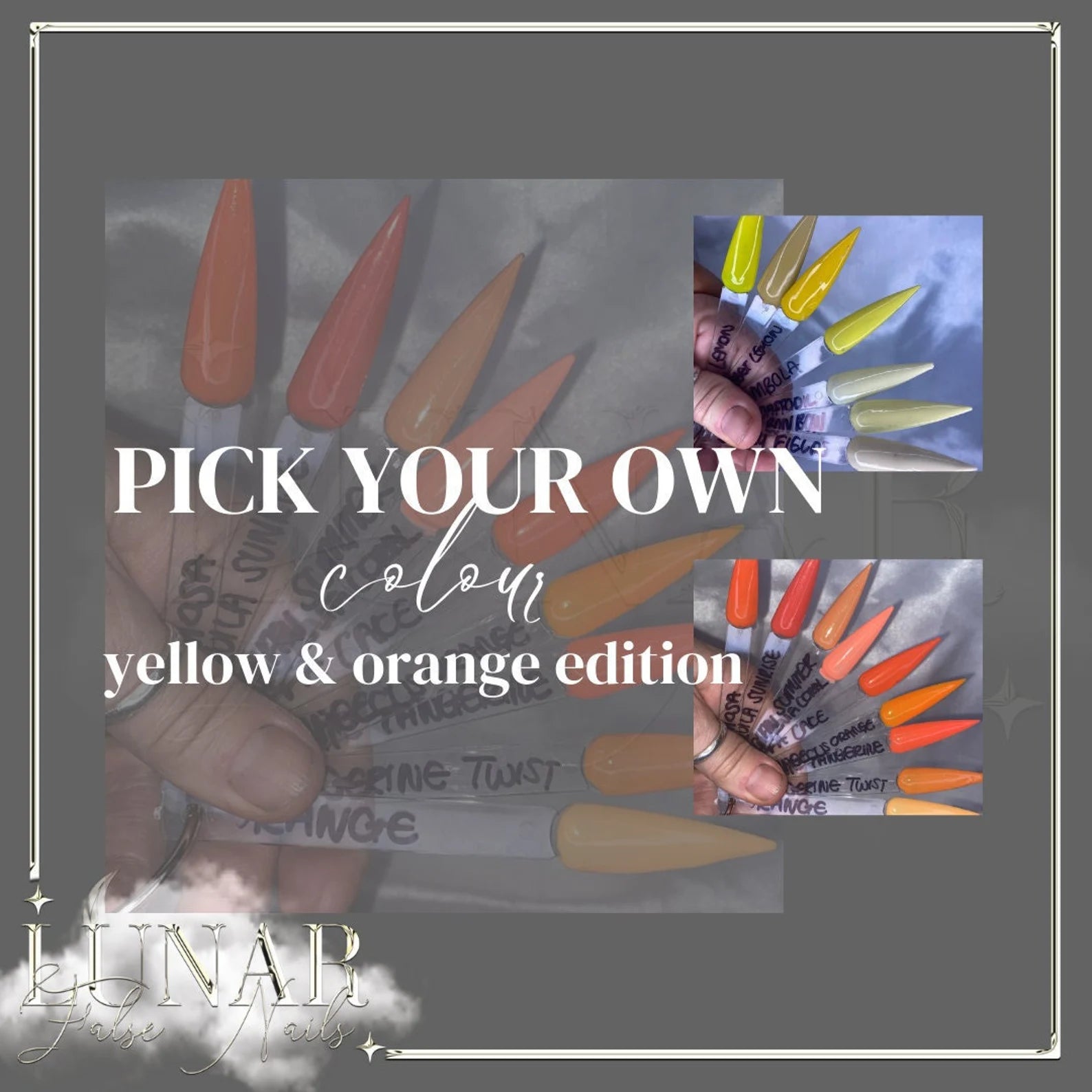 Pick Your Colour: Yellow & Orange Collection