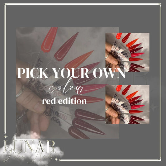 Pick Your Colour: Red Collection